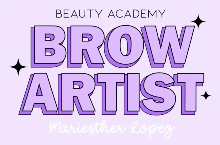 Brow artist academy logo principal